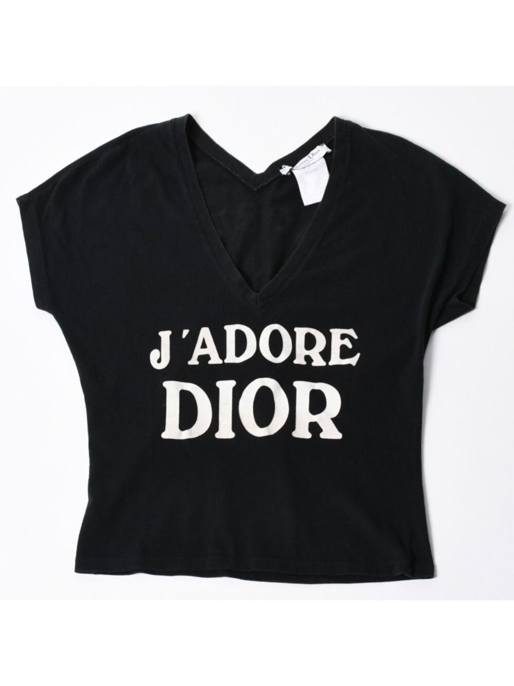 Dior J'adore Short Sleeve T-Shirt Black